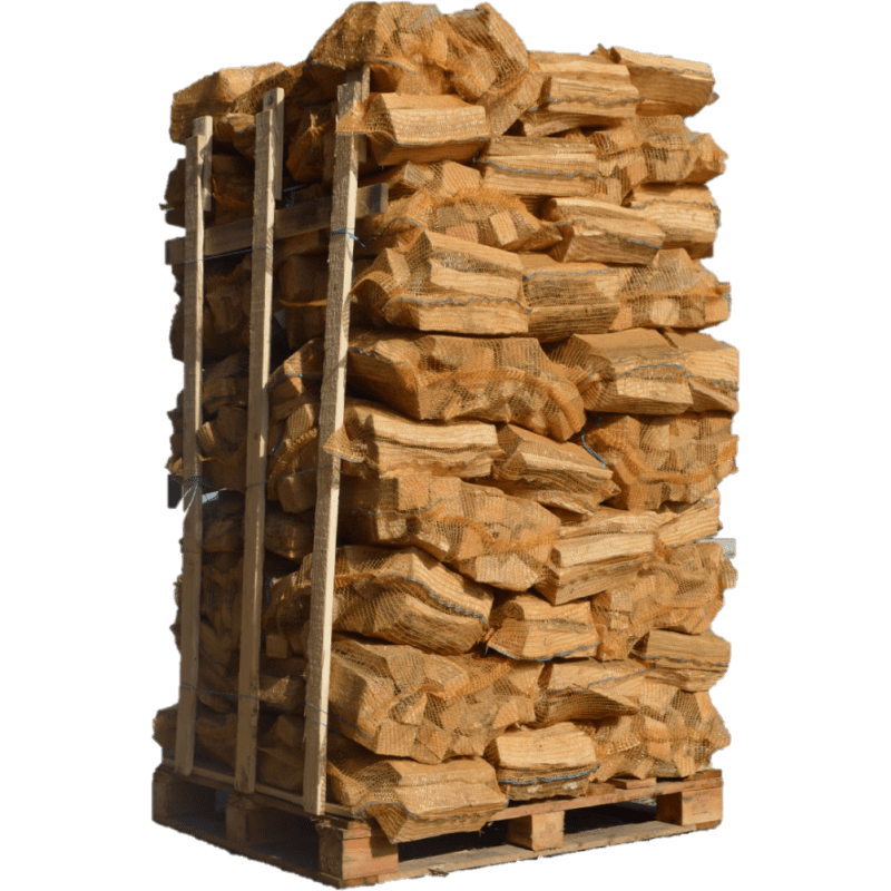 Palette de Bois de Chauffage en Filets – 70 Sacs de 25 DM³ – 33 CM