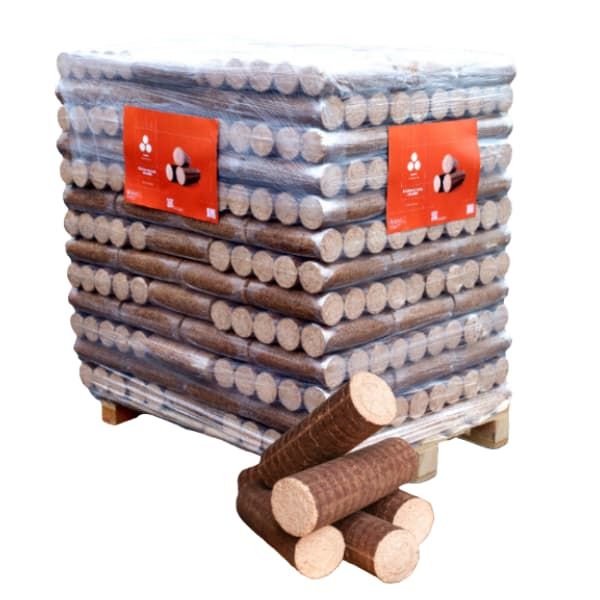 Bûches Densifiées – Palette complète de 96 Packs