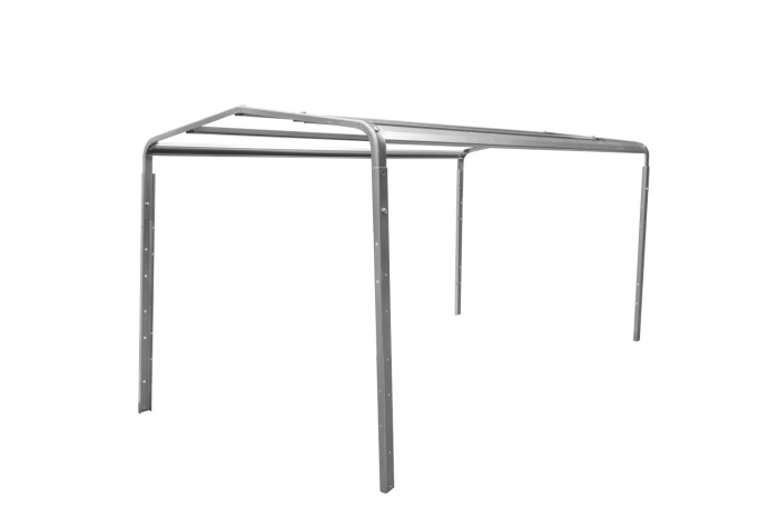 REMORQUE DOUBLE ESSIEUX UNITRAILER 264/2 KIPP AVEC ROUE JOCKEY, ARCEAU ET bâche GRISE – Image 25